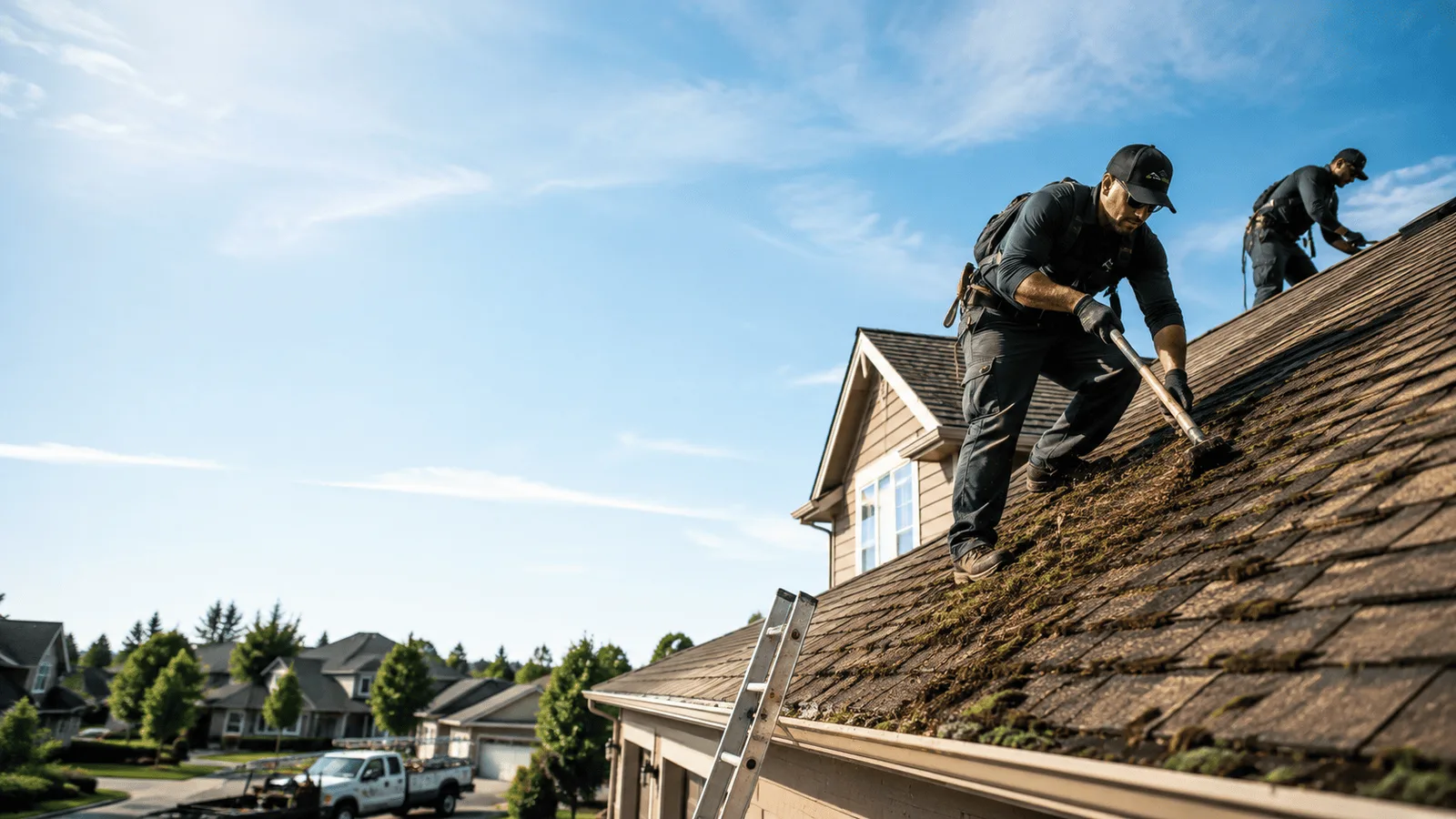 Roof Moss Removal in Parkman, OH near me